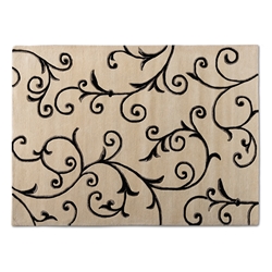 Baxton Studio Trellis Modern and Contemporary Ivory and Black Hand-Tufted Wool Blend Area Rug